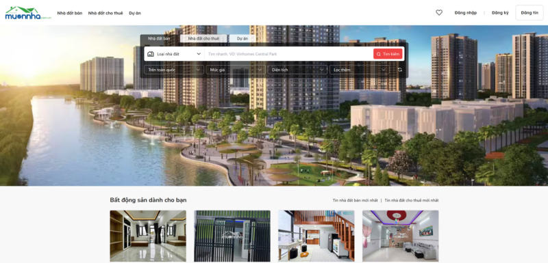 Đăng Tin Mua Bán Nhà Đất Nhanh Chóng Cùng MuonNha.com.vn – Giải Pháp Toàn Diện Cho Thị Trường Bất Động Sản